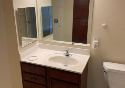 Bathroom vanity from a Beeler Construction project at Avalon Square