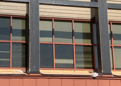 Exterior windows of the Aurora West Bend facility