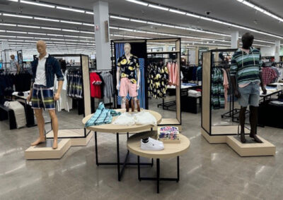 Retail floor featuring men's clothing from Macy's