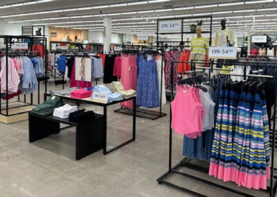 Retail floor featuring women's clothing from Macy's