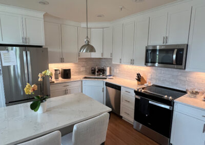 Kitchen space from Eastcastle Place senior living facility