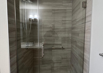 Shower space from Eastcastle Place senior living facility