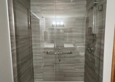 Shower space from Eastcastle Place senior living facility