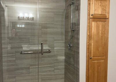 Shower space from Eastcastle Place senior living facility