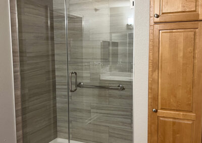 Shower space from Eastcastle Place senior living facility