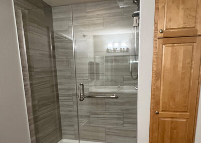 Shower space from Eastcastle Place senior living facility