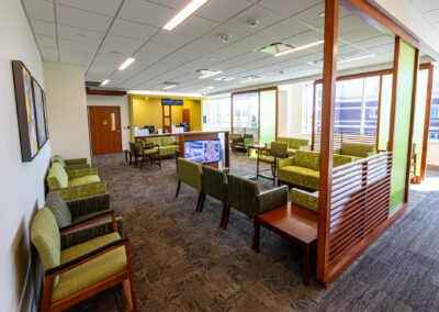 Waiting room for the Froedtert West Bend 2nd Floor Buildout project