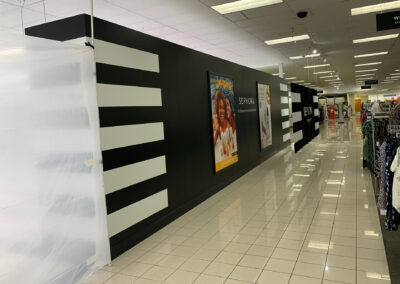 Interior retail walkway at Kohl's Sephora