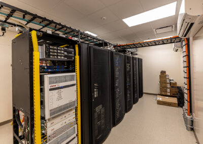 Electrical room at Uline facility