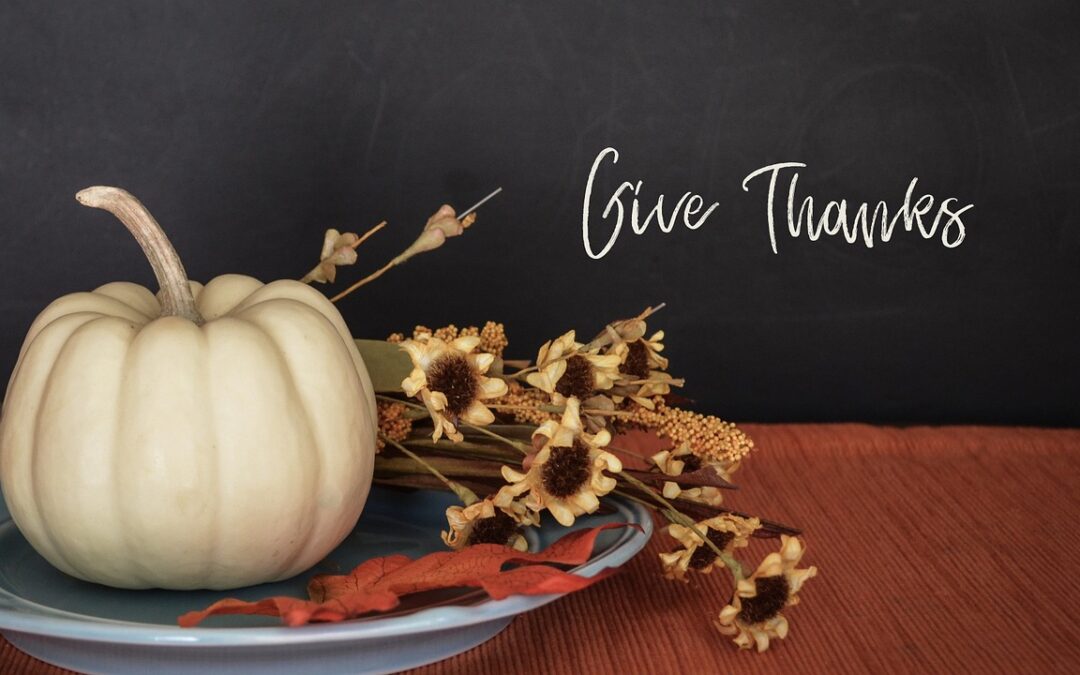 thanksgiving themed giving thanks message